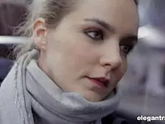 at work the milf bends over for rough double penetration and cum facials from two cocks