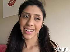 A teen mature craves rough deepthroat face fucking cumshot