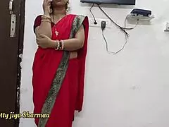 indian housewife bends for painter cock deep in wet pussy missionary