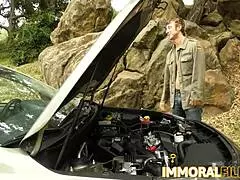 yo this fat big ass milf rides college studs cock reverse cowgirl moaning loud