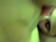brazilian hubby slurps hot wife's tasty pussy before creampie fill
