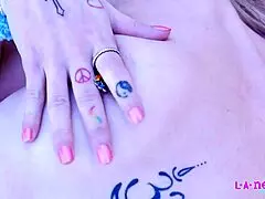 Blonde Cutie Strips Naked On Sofa For Close-Up Tease