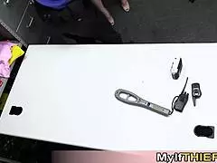 Elegant Milf Shoplifter Pays With Her Tight Mature Pussy And Big Tits Blowjob