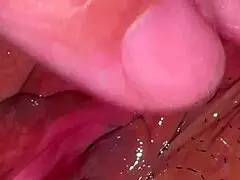 👅 amateur asian wife licks shaved pussy close-up 310 days post virginity loss