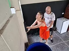 Dude, can you imagine innocent stepmom trapped in basement, skirt up for stepson's tongue on her wet pussy doggystyle?