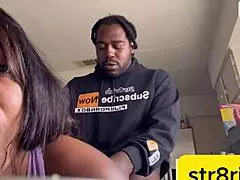 str8rich pounds hot hood thot's ass and pussy with her top blowjob skills