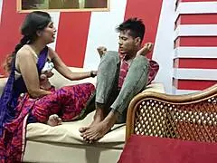 Big Boobs Hot Indian Milf Fucks Stepsons Cock Passionately!