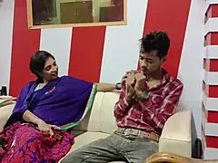 Big Boobs Hot Indian Milf Fucks Stepsons Cock Passionately!