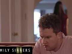 Does strict stepmom's wet shaved pussy taste better than frat boy imagined during her doggystyle lessons?