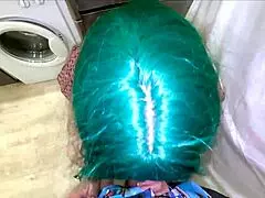 Stepmom Bends Over Spreads Ass for Stepson Anal!