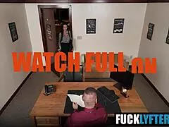 Catching Nikita Reznikova with vibrator at work leads to milf big tits blowjob pov hardcore