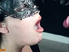 my husband saved cum for 3 days i swallowed his monster load millie fox