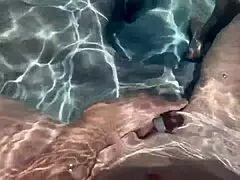 italian milf artemisia love plays with her pussy legs spread pov naked in florida jacuzzi slow motion