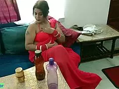 beautiful indian milf madam spreads pussy for interracial hardcore pounding and deep creampie fill