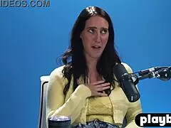 Cadence Lux Fingers Tits Passionately