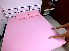 lovely regina noir in satin lingerie lookin so submissive on bed wanna fuck her curves