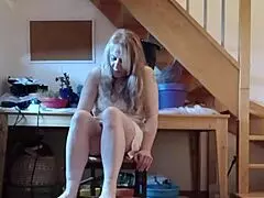 Busty French Mistress Facesits Bound Slave in Humiliating Bondage