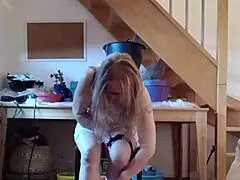 Busty French Mistress Facesits Bound Slave in Humiliating Bondage