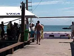 Big Tits Mom Outdoor Threesome Doggystyle Assfucking