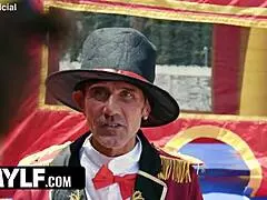 tall milf fucked hard in bounce house?