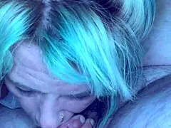 streetwalker deepthroats cock swallowing every drop public night