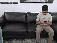 pam latina's big ass facial after blowjob squirt swallow