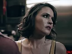 mature milf sneaks teen peeper boy for cheating fun while hubby's away