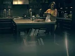 mature milf sneaks teen peeper boy for cheating fun while hubby's away