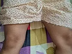 big boobs stepmom begs stepson for tight pussy doggystyle creampie on bed