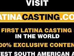 Oh god that curvy latina milf bent me over doggystyle rough banging at amateur casting