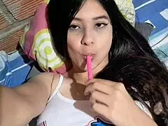 Horny Latina Niñera Milks Explosive Double Cum in Passion