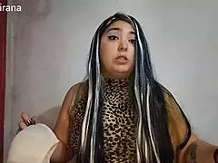 caught neighbor's short-dicked son jerking with my dirty thong time to punish him