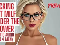 Hot Milf Fucks You Senseless in Steamy Shower Creampie