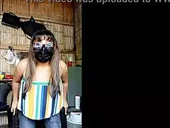 Sexy stepsister whore shows off her big natural tits online