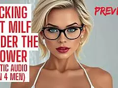 Hot Milf Fucks You Senseless in Steamy Shower Creampie