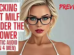 Hot Milf Fucks You Senseless in Steamy Shower Creampie