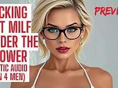 Hot Milf Fucks You Senseless in Steamy Shower Creampie