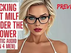 Hot Milf Fucks You Senseless in Steamy Shower Creampie