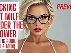 Hot Milf Fucks You Senseless in Steamy Shower Creampie