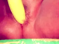 Indian Desi Bhabhi Fucks Alone at Home with Dildo