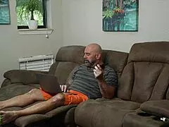 ghostface milf in lingerie strokes monster cock with sloppy halloween handjob part 1