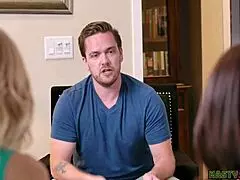 lola fae and rachel rivers tempt their immature stepbrother with wild teen fun