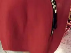 santa milfycalla, you horny cheating slut—joi feet worship with dildo in tight pussy!