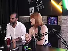 reh queen's tantric massage highlights part 15: sensual latina teen interracial outdoor toy play on sheer red