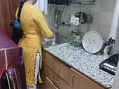 find horny stepmom in kitchen?