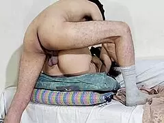 indian couple's wife moans as husband barebacks her curvy ass in amateur anal chudai