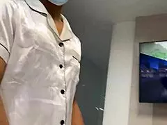 Think your doctor's packing heat? This horny one fucks patient pussy doggystyle in hospital