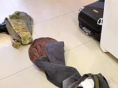 Policewoman Flashes Brazilian Cop Partner Before Carlos Uarach's Exhibitionist Rimjob Fuck