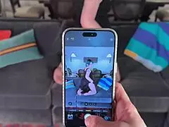 Curvy milf next door strips in casting photoshoot then bends for doggystyle sex