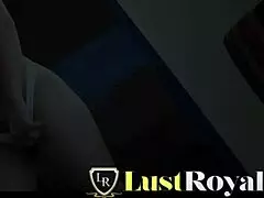 pretty blonde rides monster cock cowgirl then bends over for doggystyle in her shaved tight peach pussy